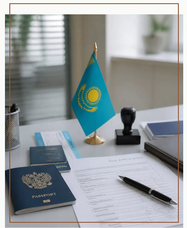 Оформление визы в Казахстан для поездки и работы в Фурманове
